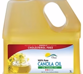 100% Pure Canola Oil 3Lt