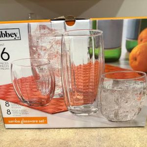 Libbey 16Pics Samba Glassware Set