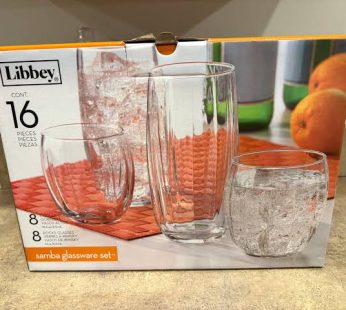 Libbey 16Pics Samba Glassware Set