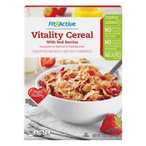 FIT & ACTIVE VITALITY CEREAL VANILLA ALMOND